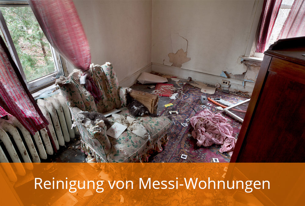 Reinigung von Messi-Wohnungen